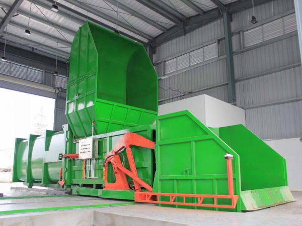 分體式水平壓縮垃圾站（后翻轉上料）